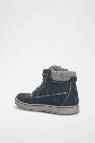 Hoge Nubuck Sneakers Aygo - Marineblauw