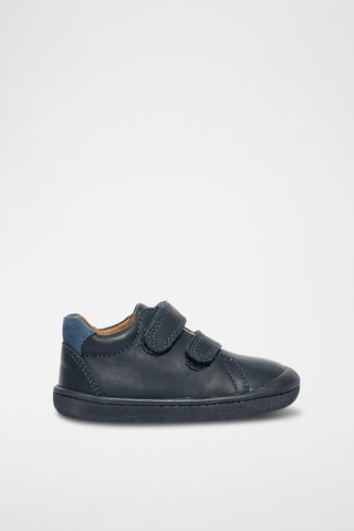Leren Sneakers Baby Snail For Change - Blauw