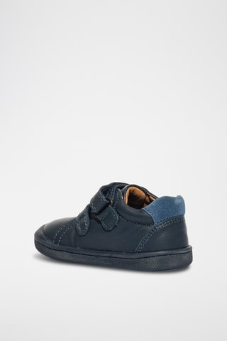 Leren Sneakers Baby Snail For Change - Blauw