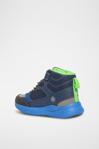 Hoge Sneakers Infinity Lights - Marineblauw