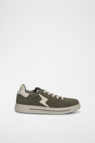 Leren Sneakers Hula - Kaki