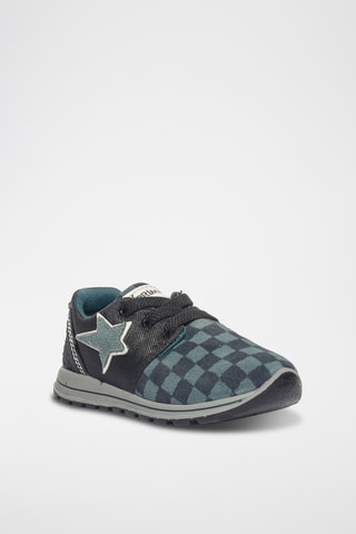 Nubuck Sneakers Baby Tiguan - Donkergroen en zwart