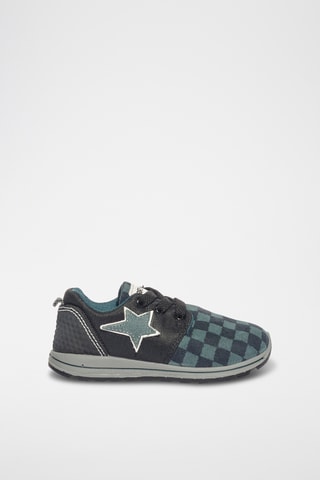 Nubuck Sneakers Baby Tiguan - Donkergroen en zwart