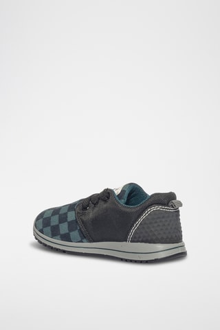 Nubuck Sneakers Baby Tiguan - Donkergroen en zwart