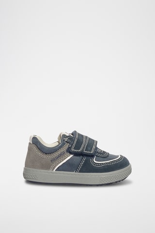 Nubuck Sneakers Barth 19 - Antraciet en beige