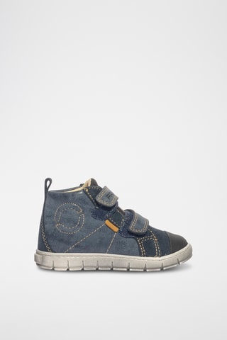 Hoge Leren Sneakers Play Arrow - Grijs