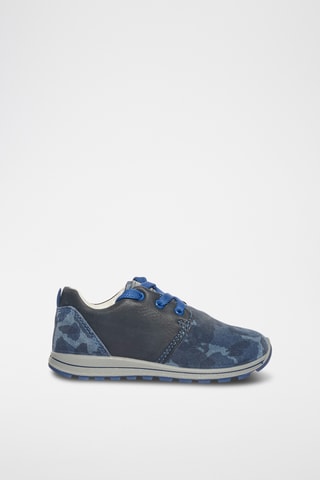 Leren Sneakers Baby Tiguan - Marineblauw en zwart