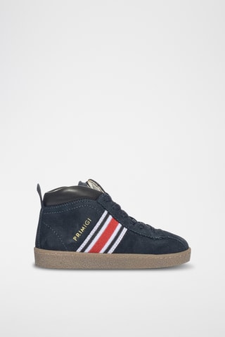 Hoge Leren Sneakers P&H Move - Marineblauw
