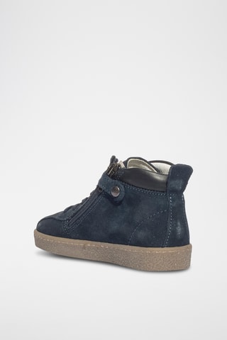 Hoge Leren Sneakers P&H Move - Marineblauw