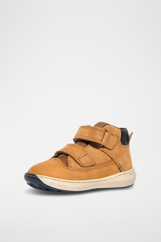 Hoge Leren Sneakers Baby Float - Camel