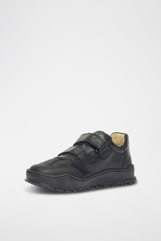 Leren Sneakers Boy School - Zwart