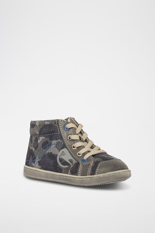 Hoge Nubuck Sneakers Baby Box - Grijs