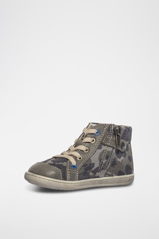 Hoge Nubuck Sneakers Baby Box - Grijs