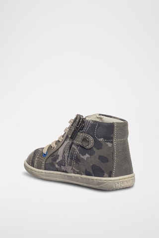 Hoge Nubuck Sneakers Baby Box - Grijs
