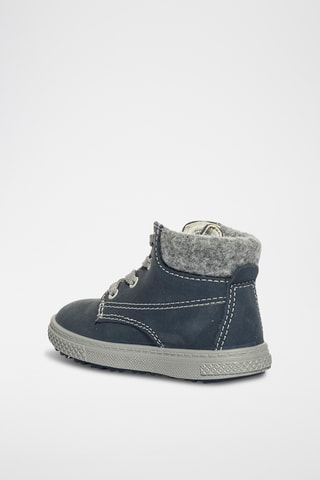 Hoge Leren Sneakers Barth 19 - Donkergrijs