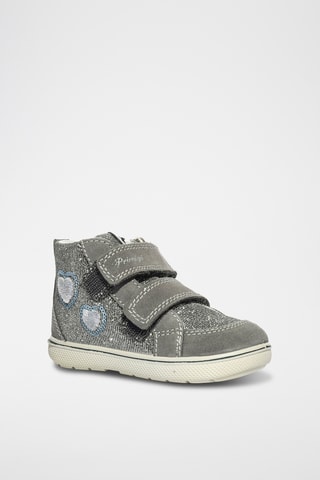 Hoge Nubuck Sneakers Snorky - Grijs