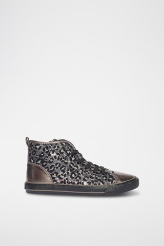 Hoge Sneakers Girl College - Bruin