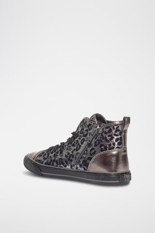 Hoge Sneakers Girl College - Bruin