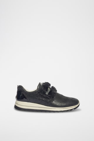 Leren Sneakers Trilly - Zwart