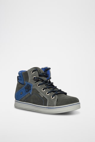 Hoge Nubuck Sneakers Barth 19 - Donkergrijs