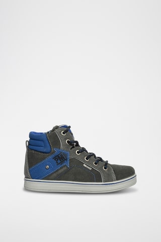 Hoge Nubuck Sneakers Barth 19 - Donkergrijs