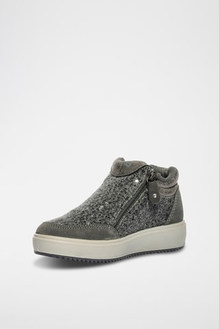 Hoge Nubuck Sneakers Cross 28 Prim - Grijs