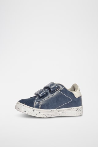 Leren Sneakers Baby Stars - Marineblauw
