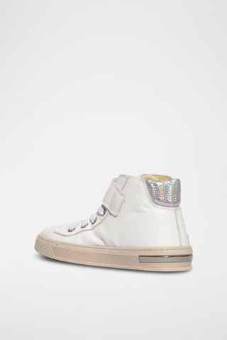 Hoge Leren Sneakers Stylish - Wit