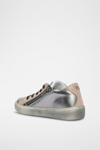 Leren Sneakers B&G Universe - Zilverkleurig