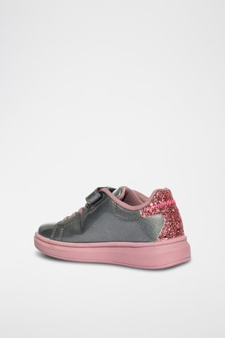 Gelakte Sneakers Stylish - Lichtgrijs