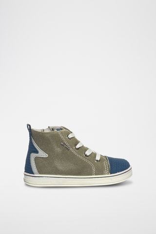 Hoge Nubuck Sneakers Snorky - Kaki
