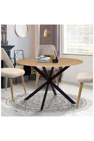 Table à manger Soline - 110 x 76 x 110 cm