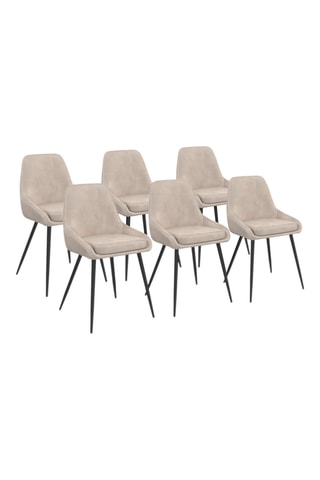 6 cadeiras Olivia - 47,5 x 79 x 54 cm