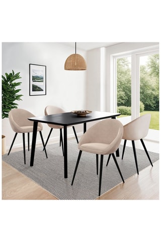 4 chaises Dory - 54 x 77 x 52 cm