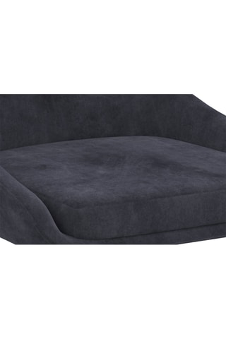6 cadeiras Olivia - Cinzento e preto