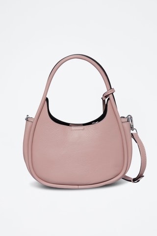 Sac à main en cuir Poésie - Rose