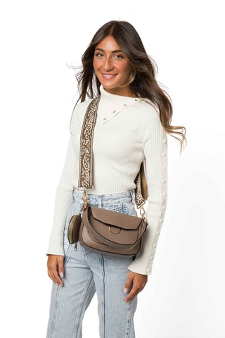 Sac à main Solstice - Taupe