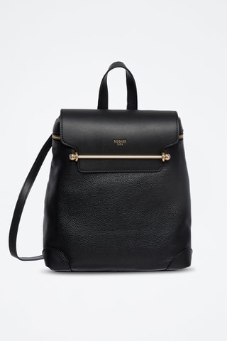 Sac à dos en cuir Marjolaine - Noir