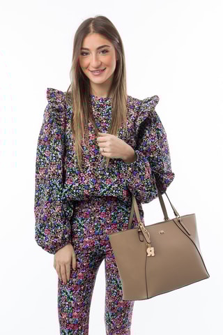 Sac porté épaule Princesse - Marron clair