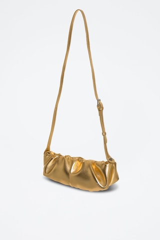 Sac porté épaule en cuir Kiproco - Doré