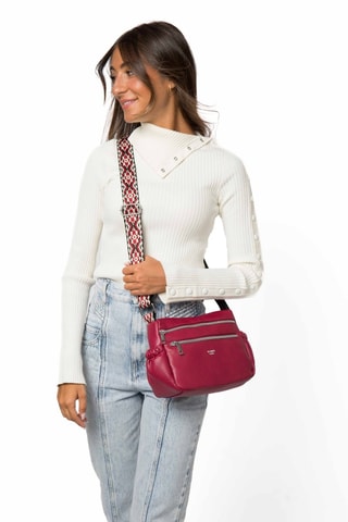Sac bandoulière Musette - Fuchsia