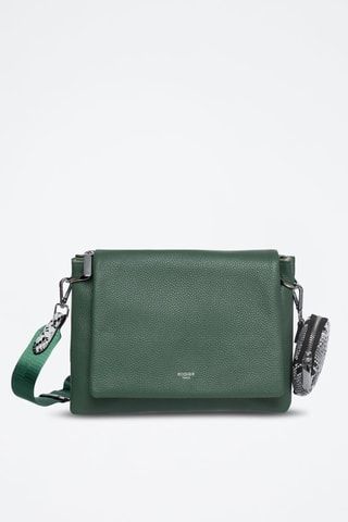 Sac bandoulière en cuir Valauris - Vert