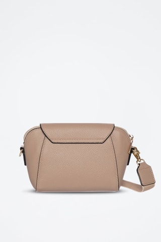 Sac bandoulière en cuir Vegas - Taupe