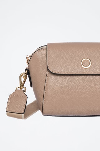 Sac bandoulière en cuir Vegas - Taupe