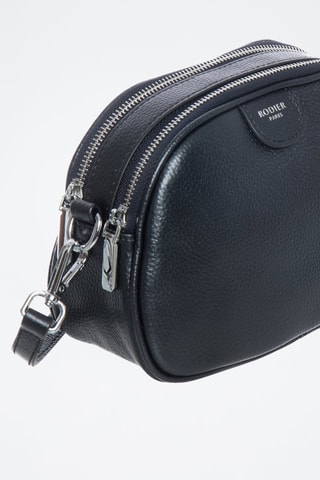 Sac bandoulière en cuir Tequila - Noir
