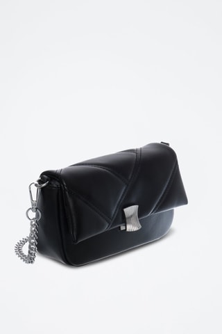Sac bandoulière en cuir Canon - Noir
