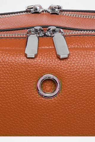 Sac bandoulière en cuir Funky - Camel