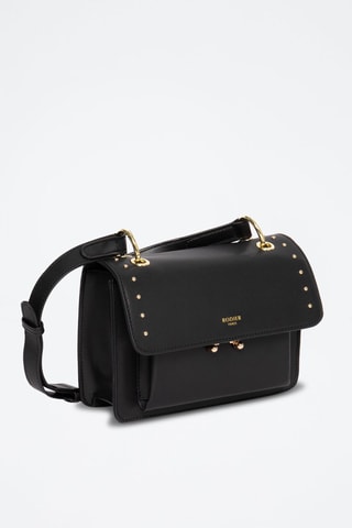 Sac bandoulière en cuir Olaf - Noir