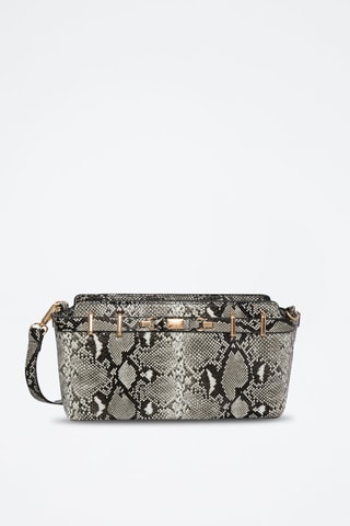 Sac bandoulière Polari - Blanc, gris et noir
