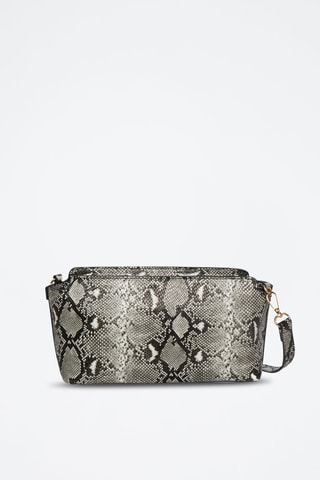 Sac bandoulière Polari - Blanc, gris et noir